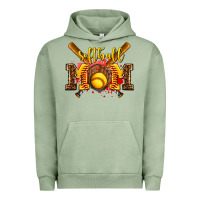 Pigment Oil Green softball mom Urban Hoodie - AdoDesignShop