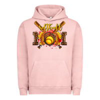 Pigment Salmon softball mom Urban Hoodie - AdoDesignShop