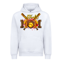 White softball mom Urban Hoodie - AdoDesignShop