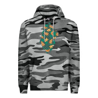 Slate Camo christmas gingerbread cookies patch Premium Hoodie - BundleAndBundleShop