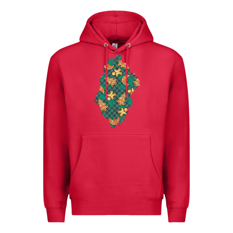 Christmas Gingerbread Cookies Patch Premium Hoodie by BundleAndBundleShop | Teevron