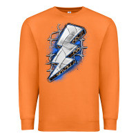 Carrot volleyball lightning bolt Premium Sweatshirt - Zillion Design Studio