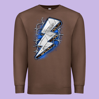 Premium Sweatshirt volleyball lightning bolt