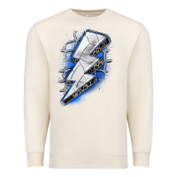 Sandshell volleyball lightning bolt Premium Sweatshirt - Zillion Design Studio