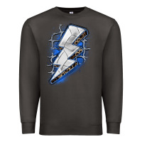 Smoke volleyball lightning bolt Premium Sweatshirt - Zillion Design Studio