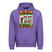 Christmas Dear Santa Just Bring Wine Urban Hoodie | Teevron