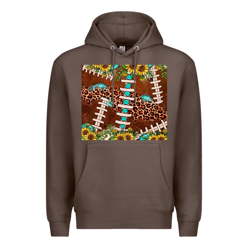 Football Leopard Gemstone Sunflower Premium Hoodie by JahusDesignShop | Teevron