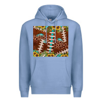 Colony Blue football leopard gemstone sunflower Premium Hoodie - JahusDesignShop