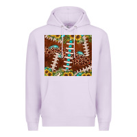 Lilac football leopard gemstone sunflower Premium Hoodie - JahusDesignShop