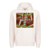 Pale Pink football leopard gemstone sunflower Premium Hoodie - JahusDesignShop