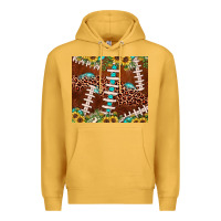 Mustard football leopard gemstone sunflower Premium Hoodie - JahusDesignShop