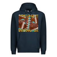 Navy football leopard gemstone sunflower Premium Hoodie - JahusDesignShop