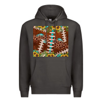 Smoke football leopard gemstone sunflower Premium Hoodie - JahusDesignShop