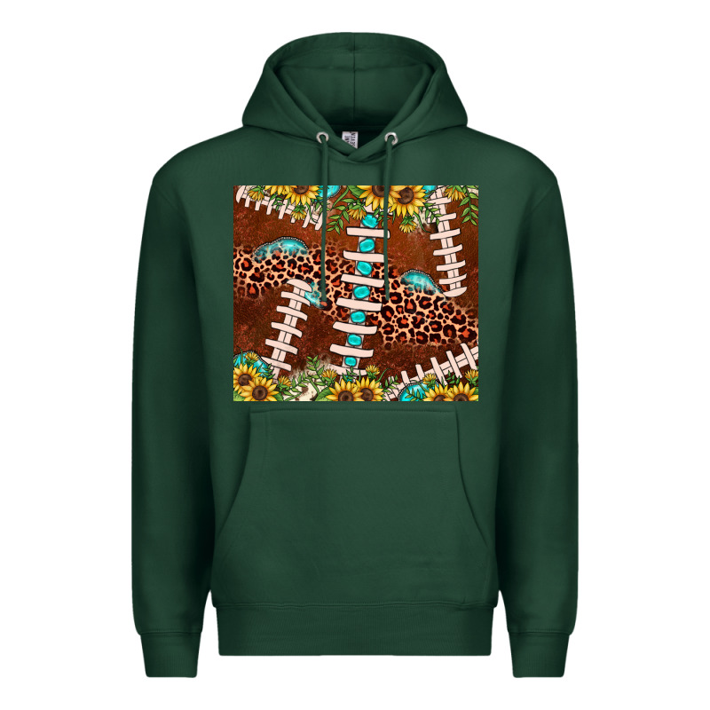 Football Leopard Gemstone Sunflower Premium Hoodie by JahusDesignShop | Teevron