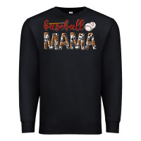 Black baseball mama Premium Sweatshirt - texasbilliewilder