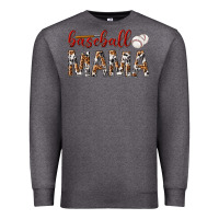 Charcoal Heather baseball mama Premium Sweatshirt - texasbilliewilder