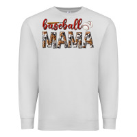 Dove Grey baseball mama Premium Sweatshirt - texasbilliewilder
