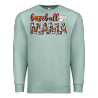 Seafoam baseball mama Premium Sweatshirt - texasbilliewilder