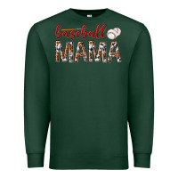 Sports Green baseball mama Premium Sweatshirt - texasbilliewilder