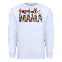 White baseball mama Premium Sweatshirt - texasbilliewilder
