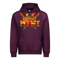 Mauve Wine softball mini Urban Hoodie - AdoDesignShop