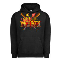 Pigment Black softball mini Urban Hoodie - AdoDesignShop