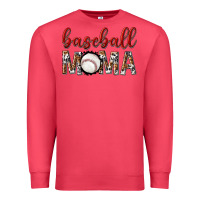 Cardinal baseball mama with leopard Premium Sweatshirt - texasbilliewilder