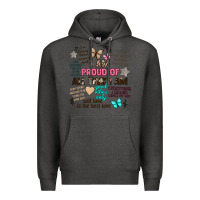 Charcoal Heather i am proud of all that i am Premium Hoodie - Artiststas