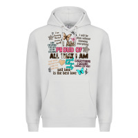 Dove Grey i am proud of all that i am Premium Hoodie - Artiststas