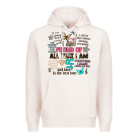 Pale Pink i am proud of all that i am Premium Hoodie - Artiststas