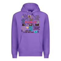 Purple i am proud of all that i am Premium Hoodie - Artiststas