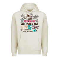 Oatmeal Heather i am proud of all that i am Premium Hoodie - Artiststas