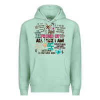 Seafoam i am proud of all that i am Premium Hoodie - Artiststas