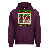 Mauve Wine Christmas Drink Drank Drunk Urban Hoodie - Artiststas