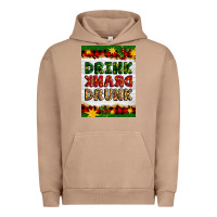 Pigment Burro Christmas Drink Drank Drunk Urban Hoodie - Artiststas