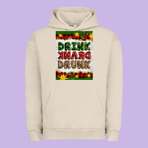 Christmas Drink Drank Drunk Urban Hoodie Designed By Artiststas