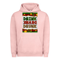 Pigment Salmon Christmas Drink Drank Drunk Urban Hoodie - Artiststas