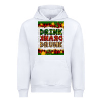 White Christmas Drink Drank Drunk Urban Hoodie - Artiststas