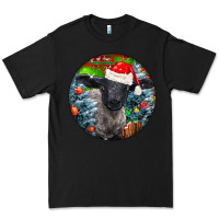 Black christmas suffolk baby sheep ornament Premium Tee - LillyAllenDesigns