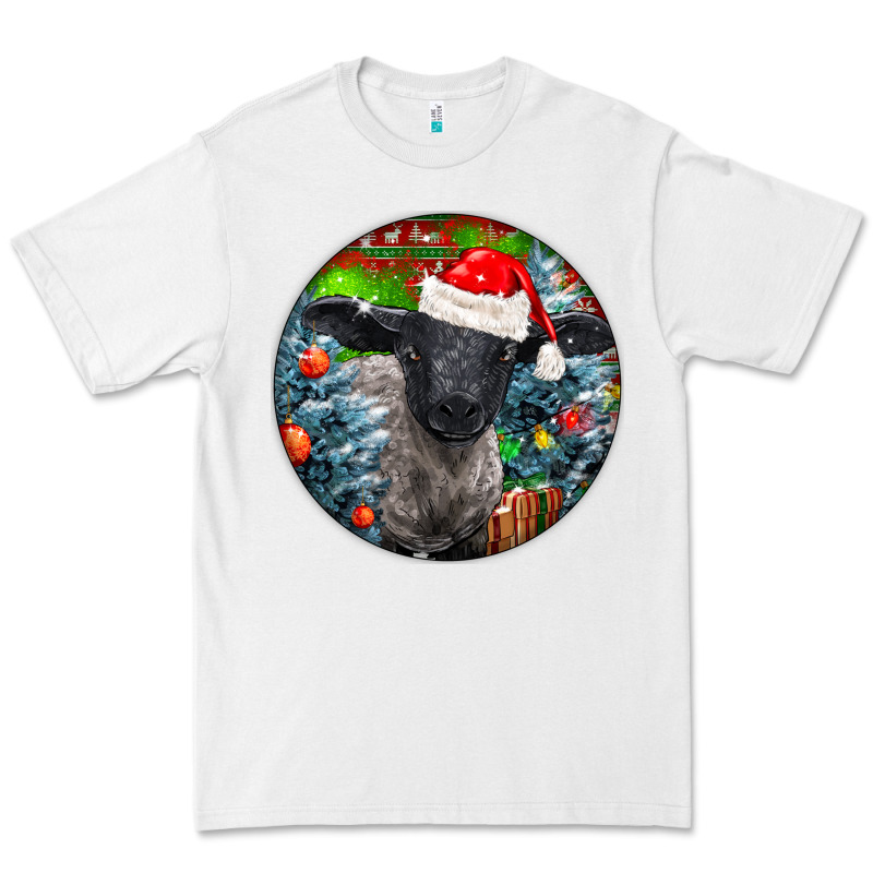 Christmas Suffolk Baby Sheep Ornament Premium Tee by LillyAllenDesigns | Teevron