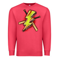Cardinal softball lightning bolt Premium Sweatshirt - Zillion Design Studio
