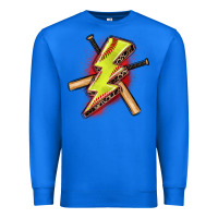 True Royal softball lightning bolt Premium Sweatshirt - Zillion Design Studio