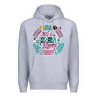 Heather Grey i'm a jesus lovin' Premium Hoodie - Artiststas
