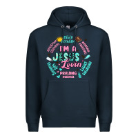 Navy i'm a jesus lovin' Premium Hoodie - Artiststas