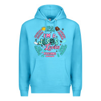 Ocean Blue i'm a jesus lovin' Premium Hoodie - Artiststas