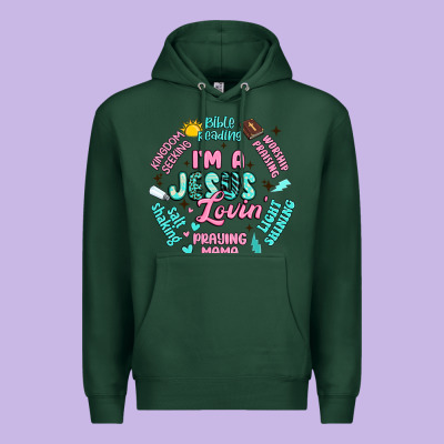 I'm A Jesus Lovin' Premium Hoodie Designed By Artiststas