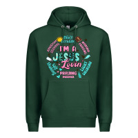 Sports Green i'm a jesus lovin' Premium Hoodie - Artiststas