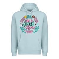 Blue Mist i'm a jesus lovin' Premium Hoodie - Artiststas
