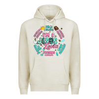Oatmeal Heather i'm a jesus lovin' Premium Hoodie - Artiststas