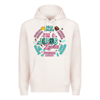 Pale Pink i'm a jesus lovin' Premium Hoodie - Artiststas